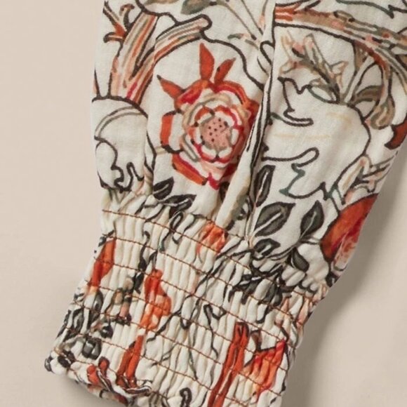 Matilda Jane Heart to Heart Meadow Brook Floral Gauze Blouse Size L Large NEW - Picture 5 of 6